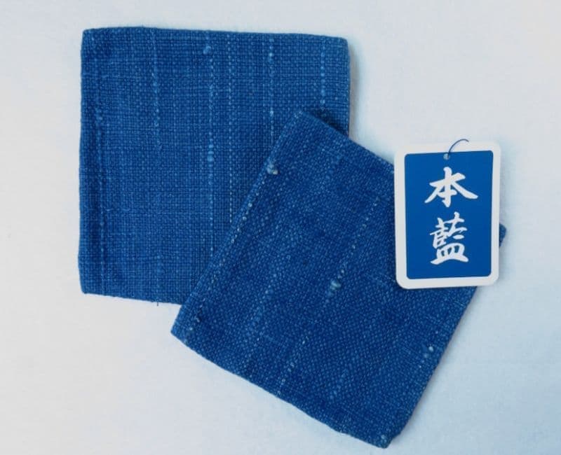 藍染め【コースター】紬さん