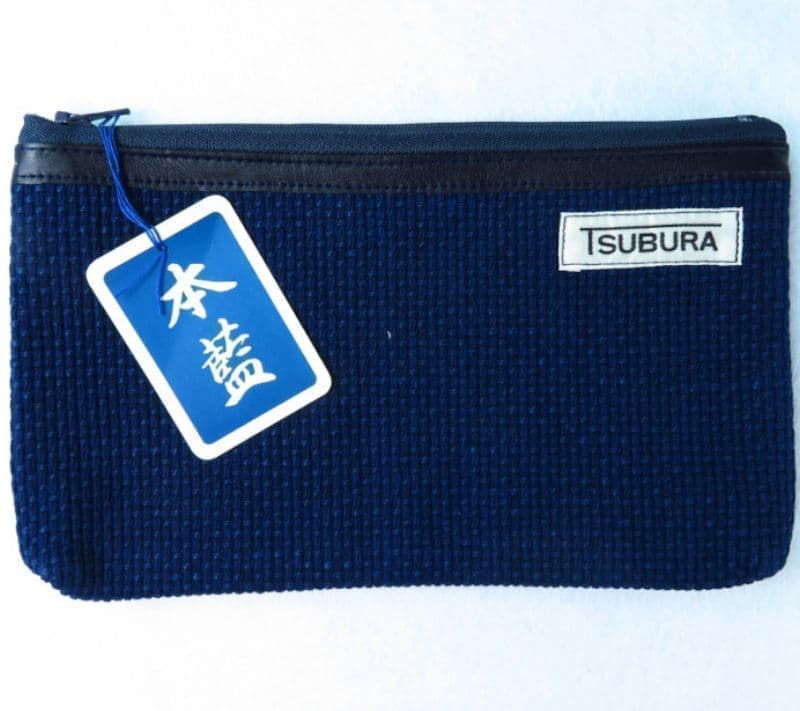 藍染め【ポーチ】まじめさん