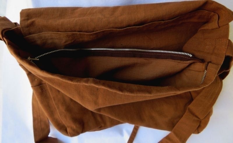 柿渋染め【頭陀袋】