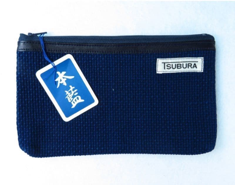 藍染め【ポーチ】まじめさん