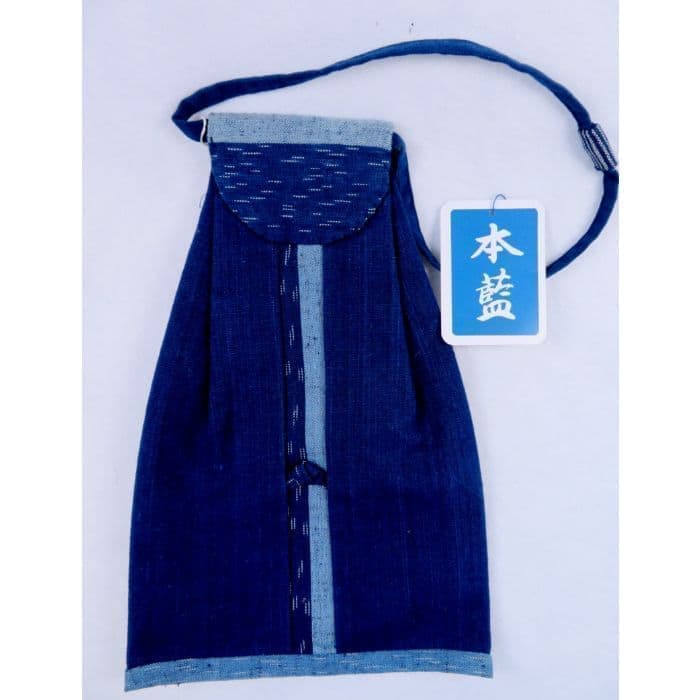 藍染め【巾着】三角さん