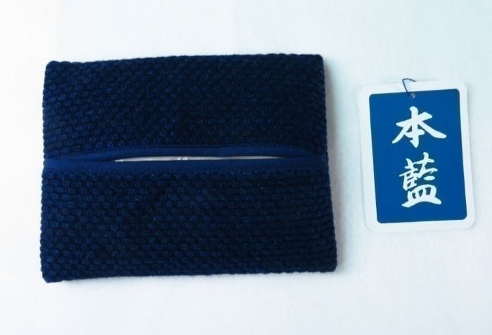 刺し子藍染め【ティッシュカバー】