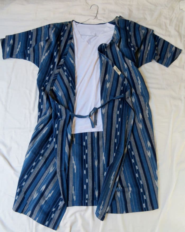 藍・矢絣(あい・やがすり) 【ロンジャケ・ワンピー】