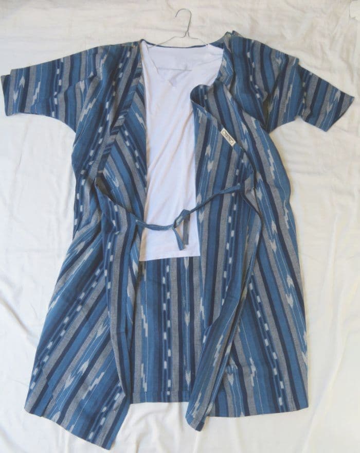 藍・矢絣(あい・やがすり) 【ロンジャケ・ワンピー】