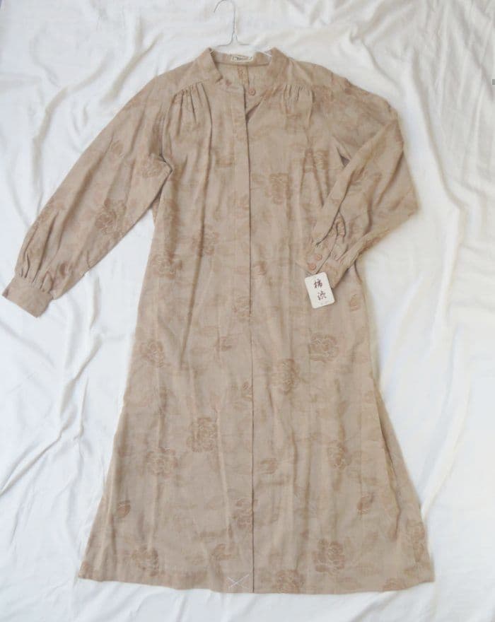 柿渋・バラ織 【ワンピース】