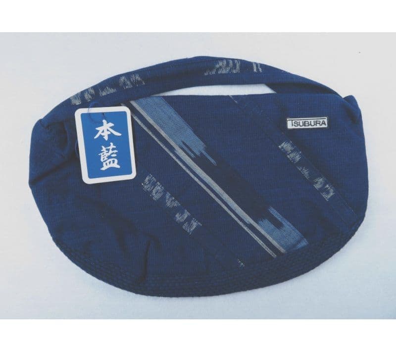 藍染め【巾着】半月さん